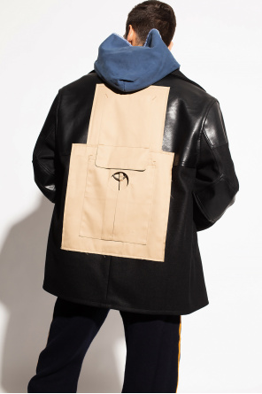 jil sander contrast stitching lightweight jacket item - Black Wool jacket  Maison Margiela - StasanetShops Italy